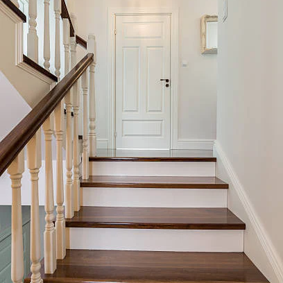 stairs and risers by Sawyer's Flooring